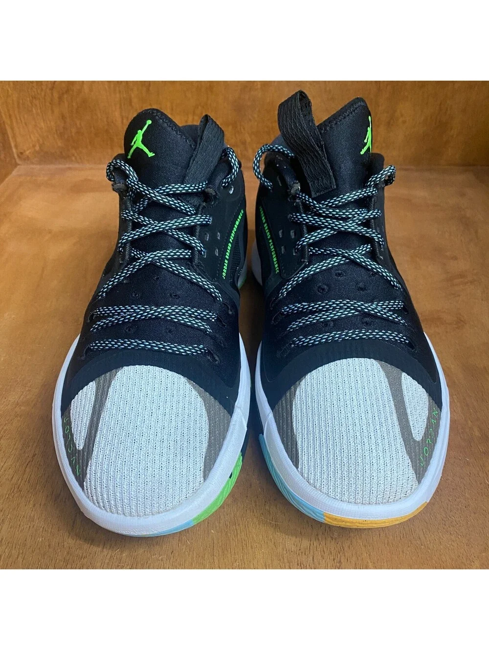 Jordan Zoom Separate Shoes Mens Sz 8 Black White Multicolor Sneakers DH0249-030